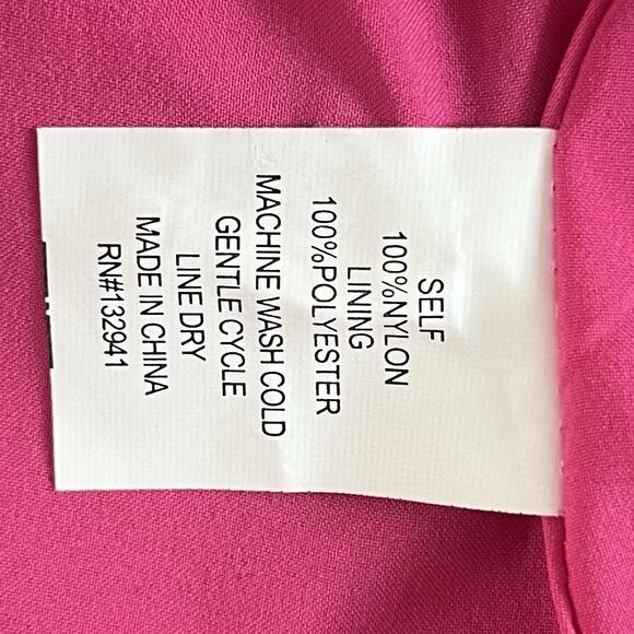 Amanda Uprichard Archie Nylon French Rose Pink Mini Dress - Picture 8 of 8